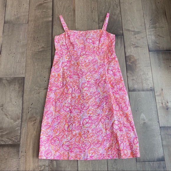 Lilly Pulitzer Dresses & Skirts - Lilly Pulitzer Lola Hotty Pink Cotton Dress 8